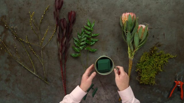 Flower Arranging Lesson- 4 Elements