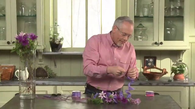 How to make a Clematis Garland for a ...