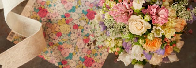 Sepia Flower Bouquet