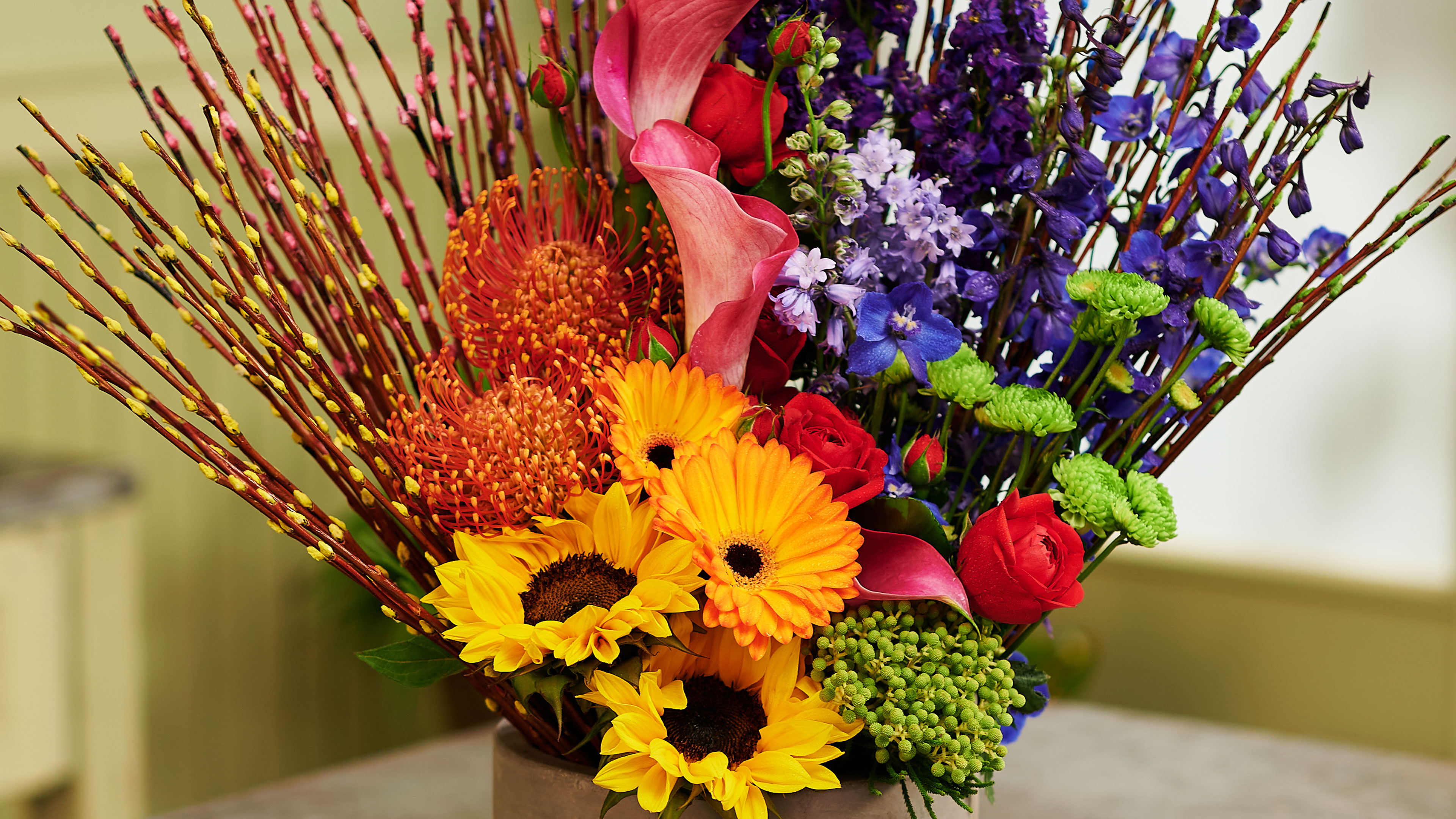 Color Theory with Flowers