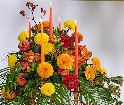 Sphere Chrysanthemum Candelabra