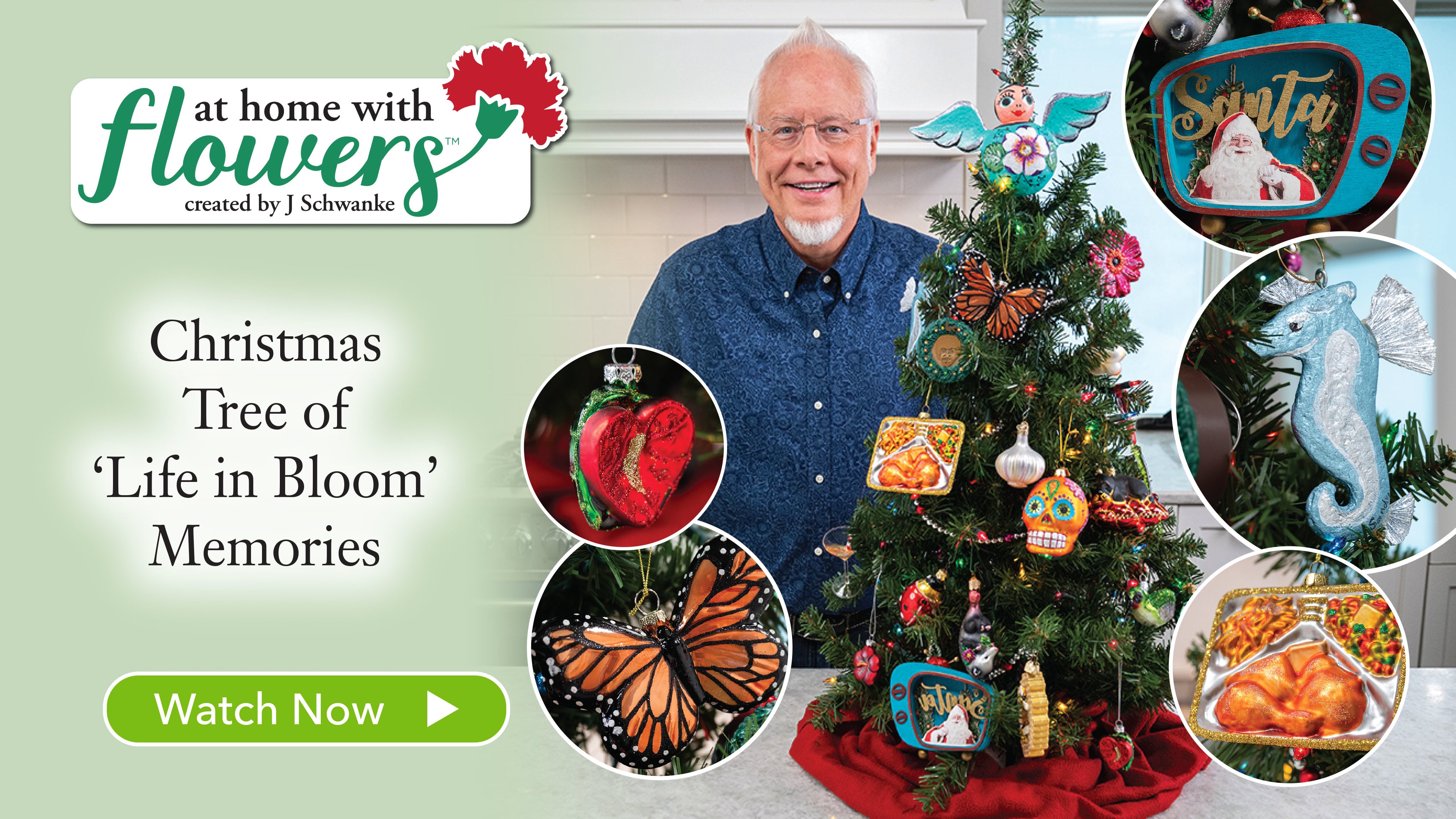 Decorating our Life in Bloom Christmas Tree!