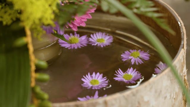 Floating Flower Centerpiece