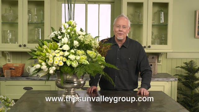 Colossal All White Flower Arrangement!