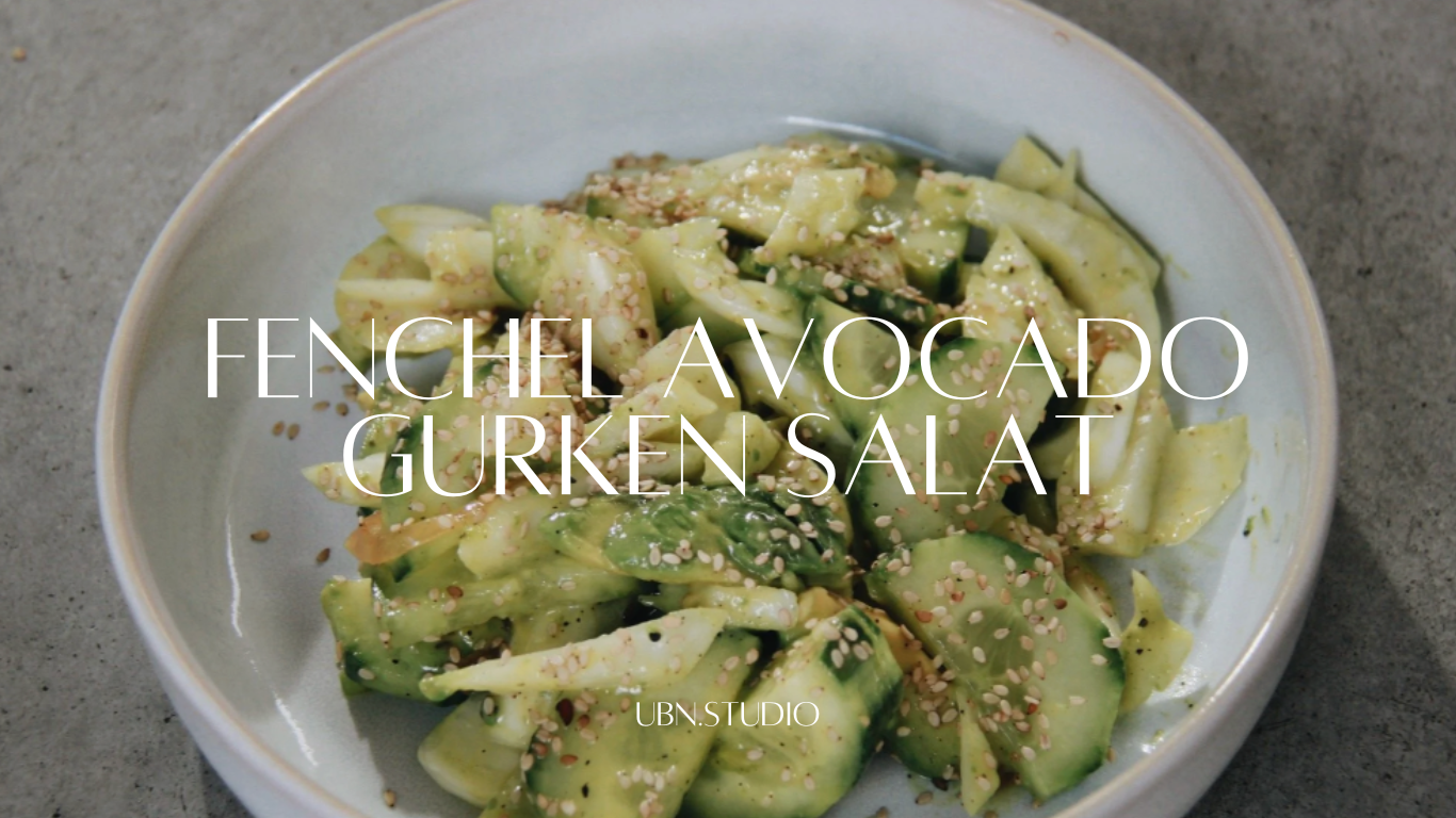 Fenchel Avocado Gurken Salat