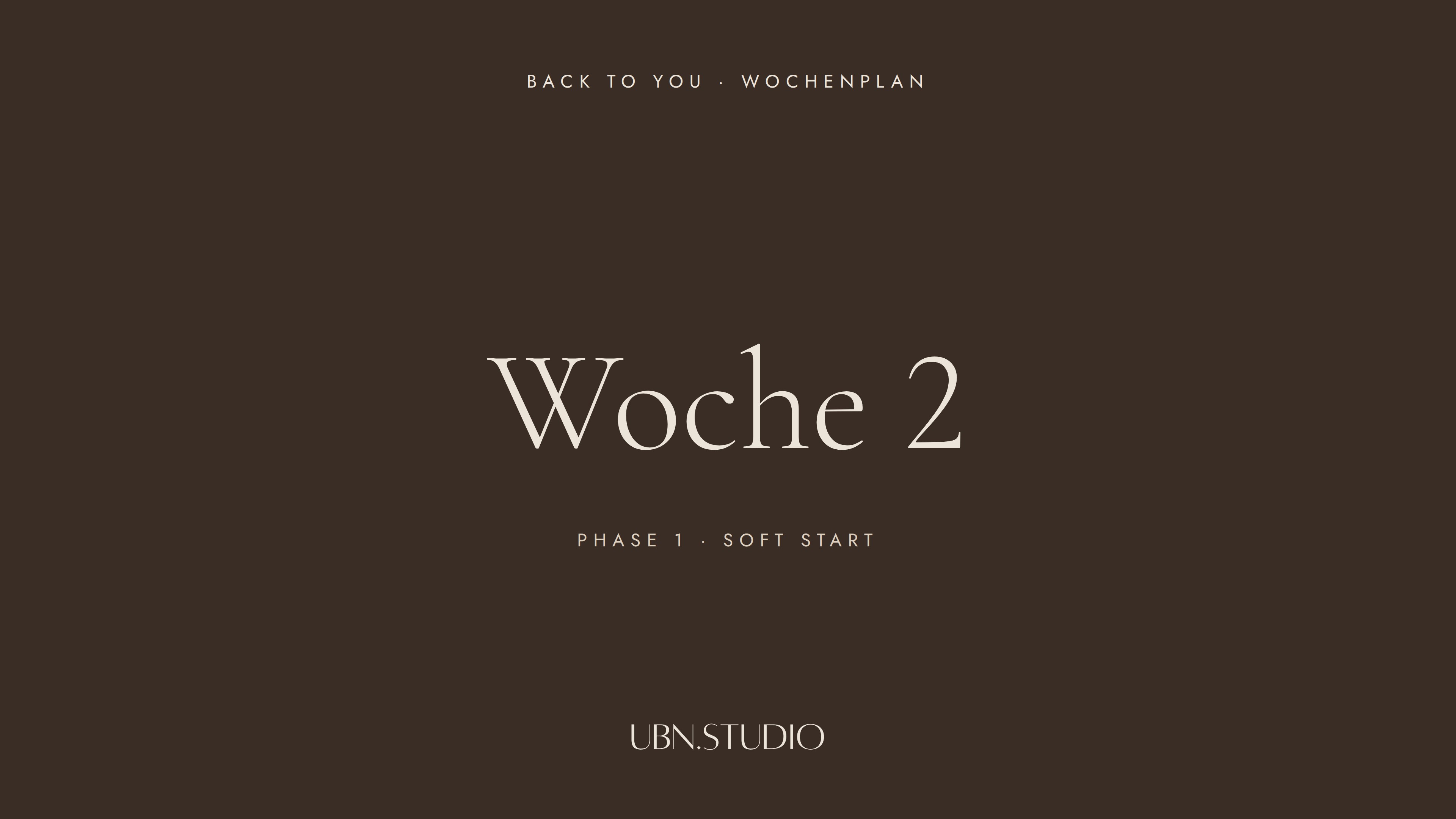 Woche 2