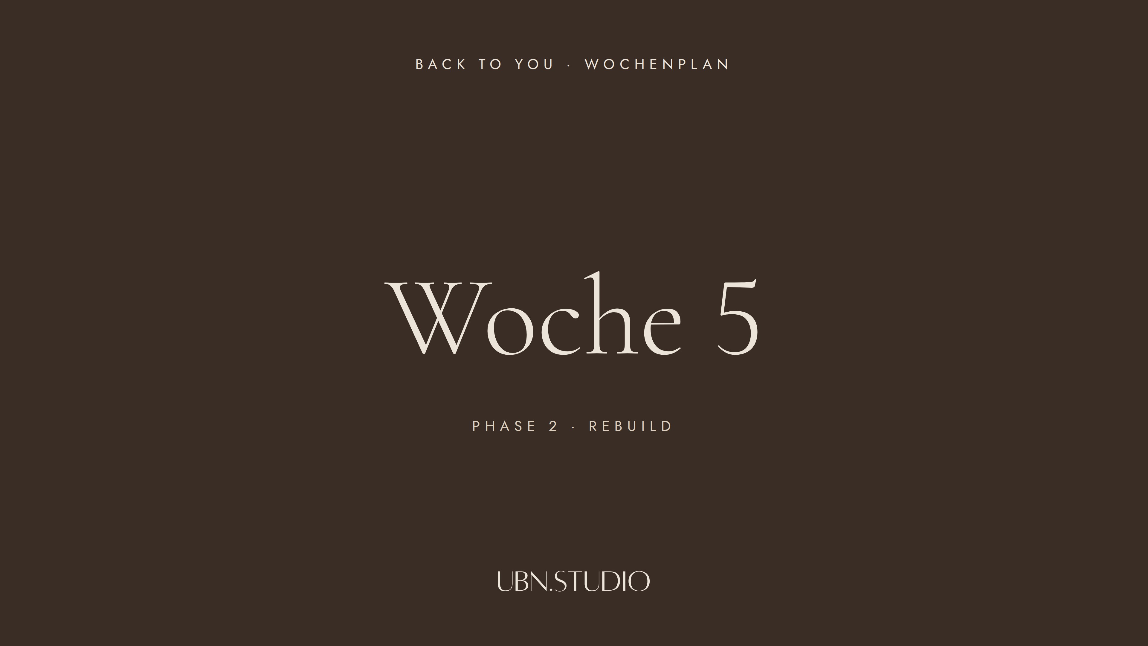 Woche 5