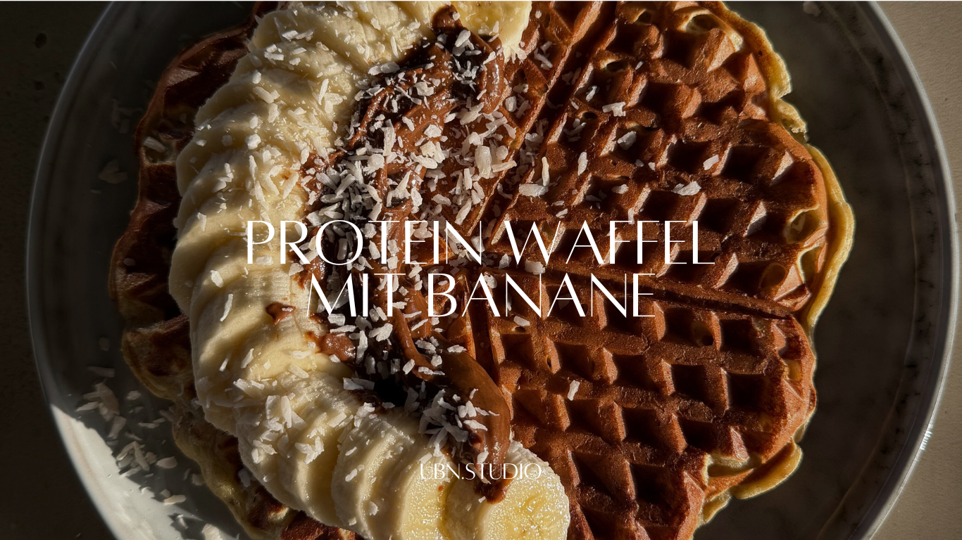 Protein Waffel mit Banane