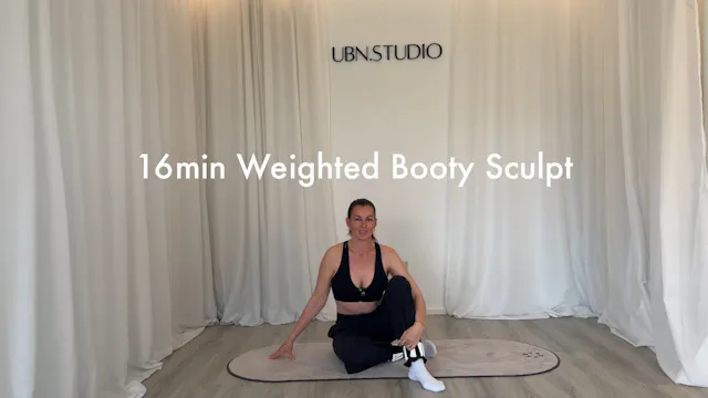 16min Weighted Booty Sculpt ( all lev...