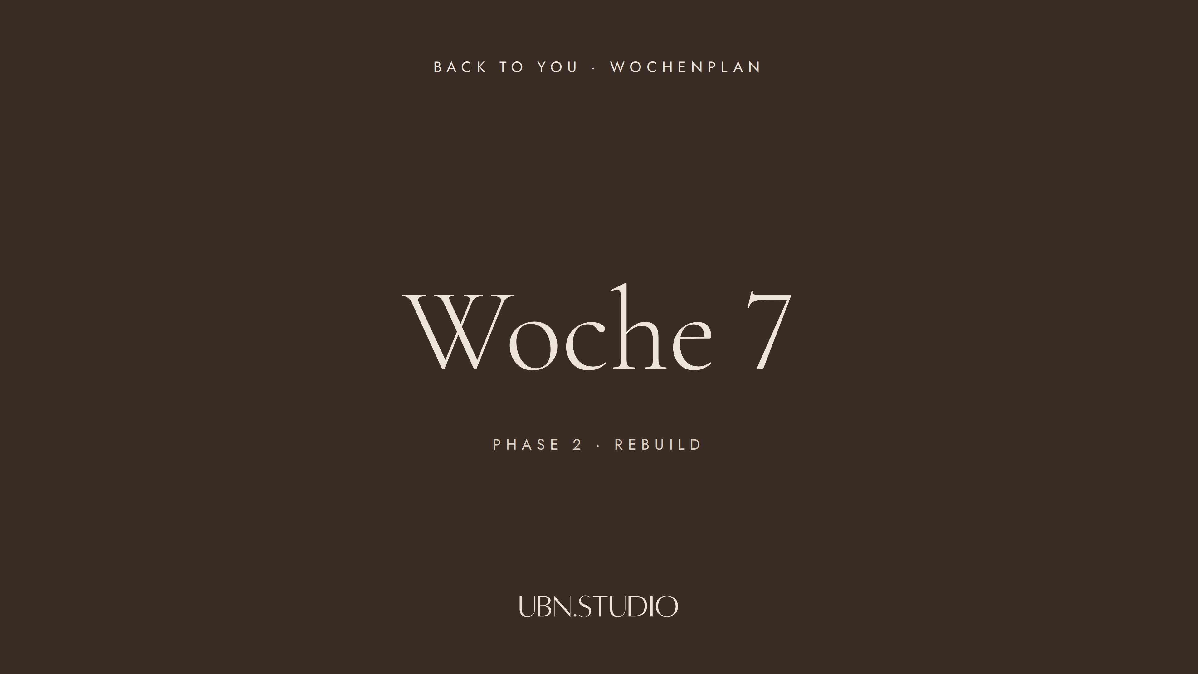 Woche 7