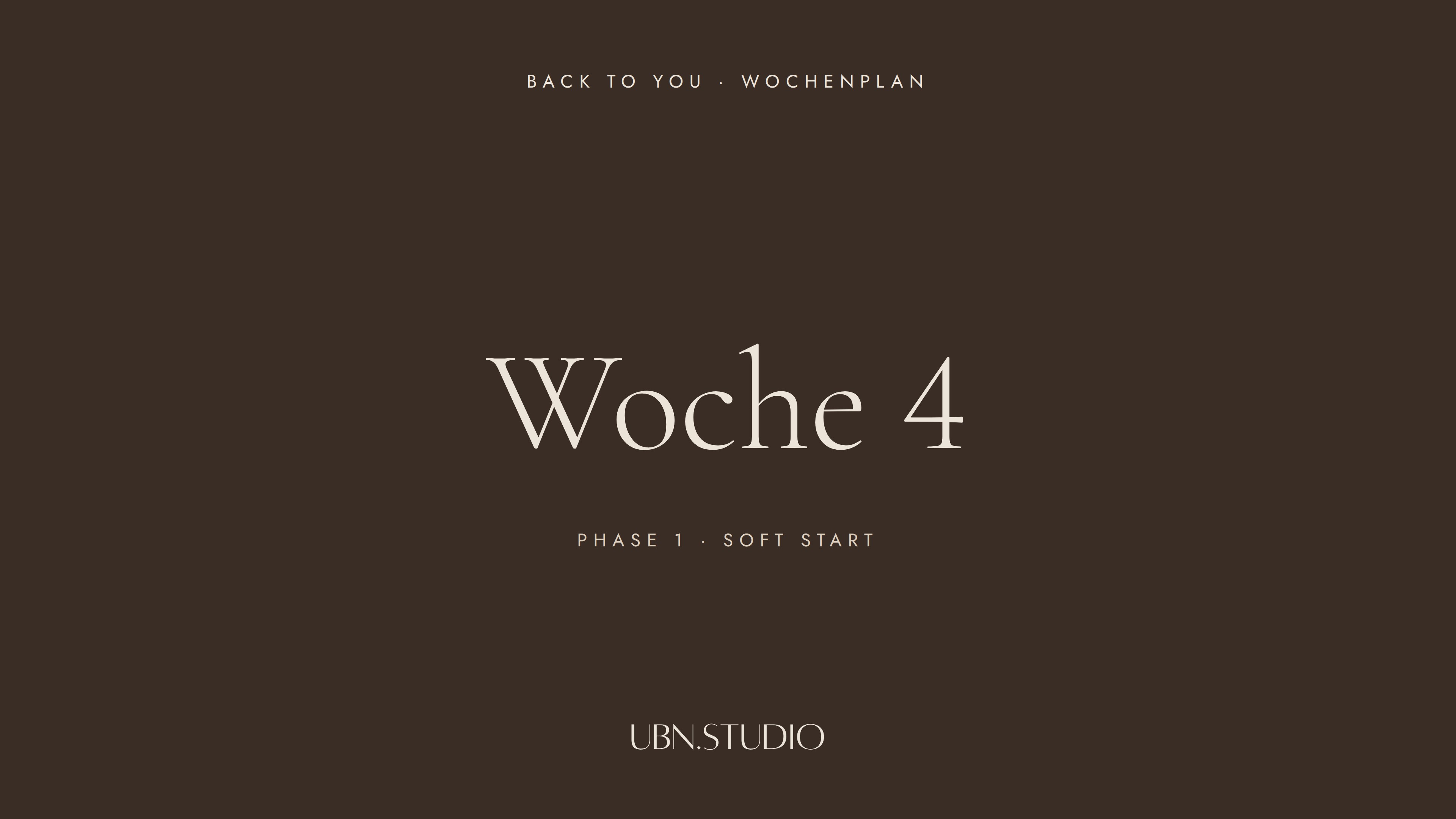 Woche 4