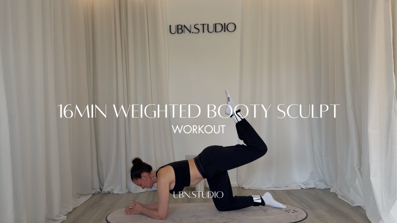 16min Weighted Booty Sculpt ( all levels )