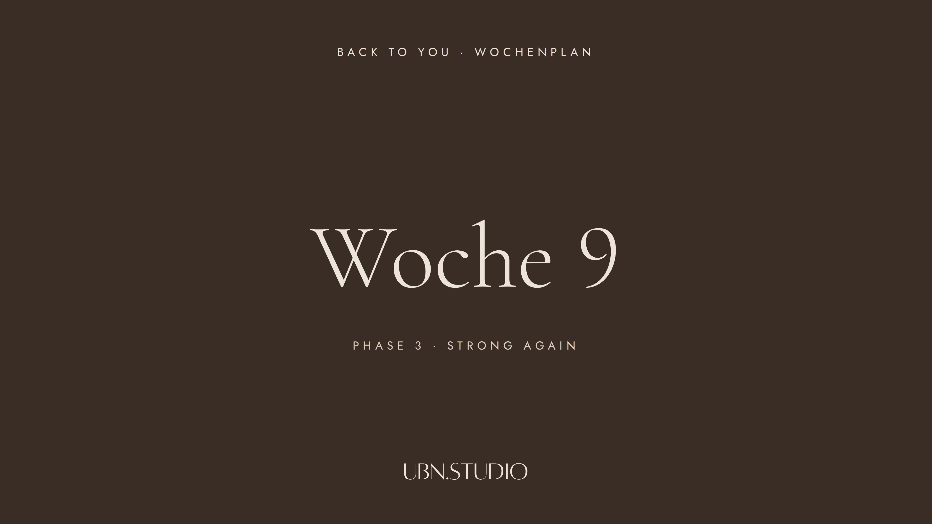 Woche 9
