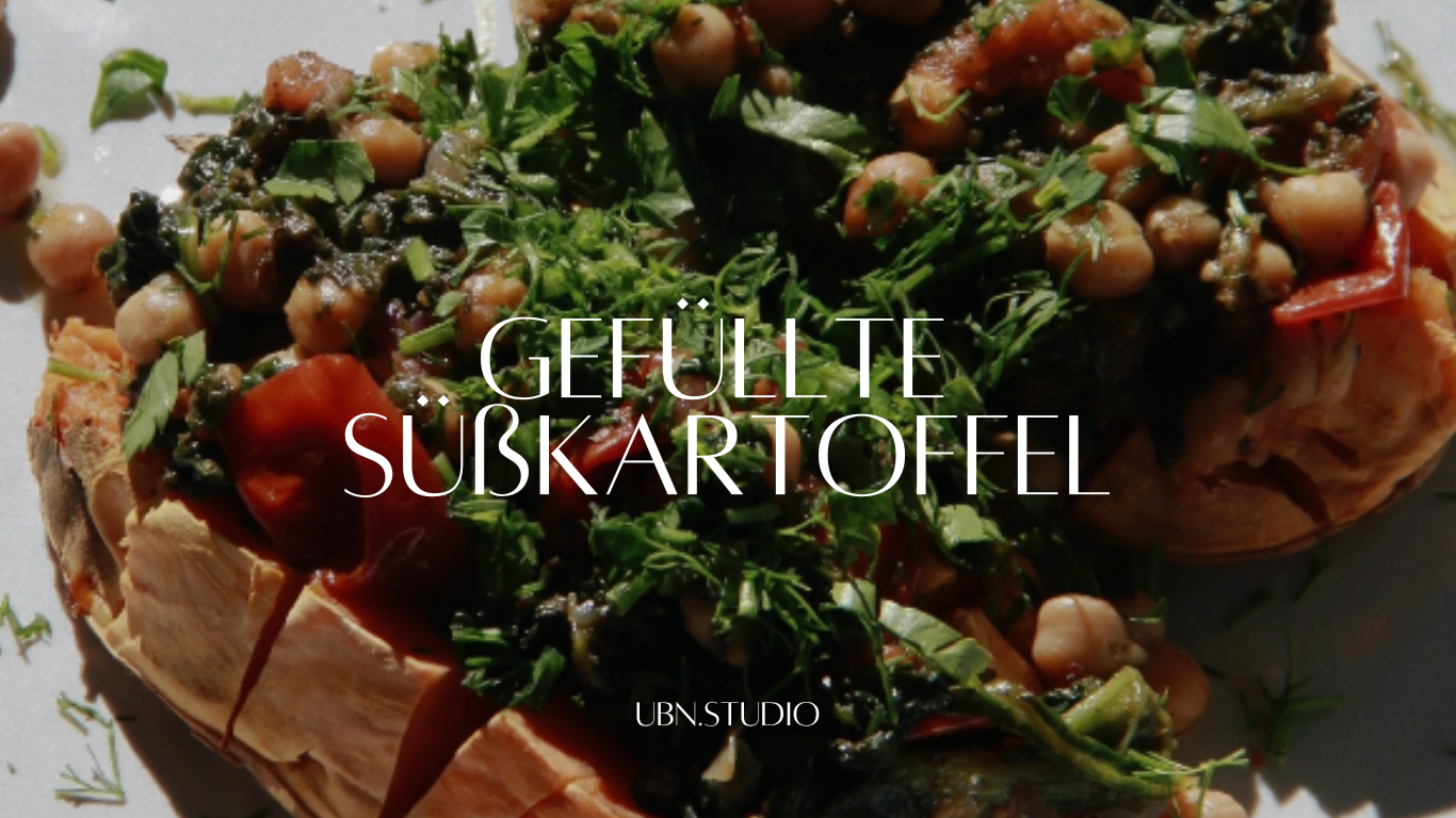 Gefüllte Süßkartoffel