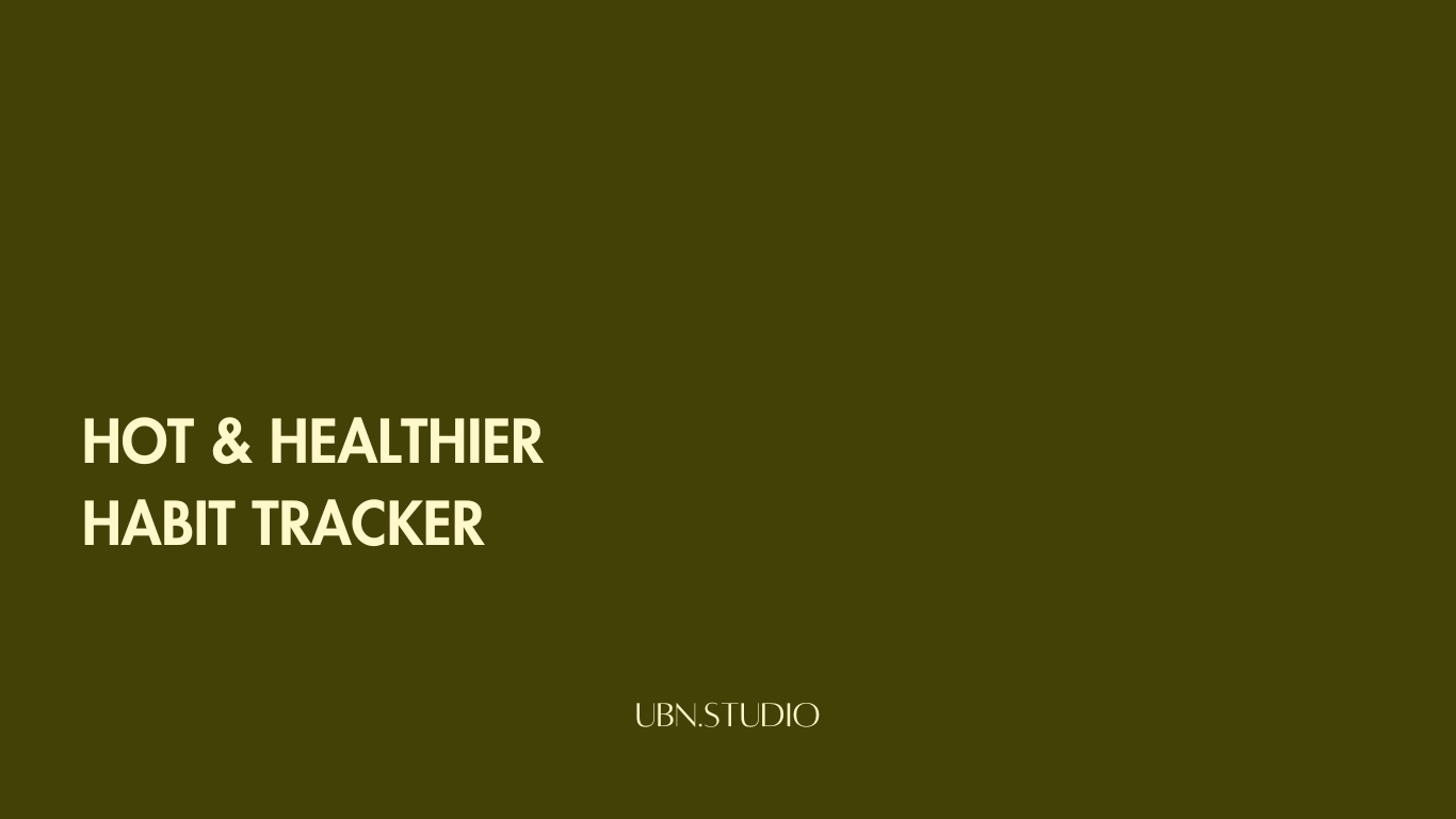 Hot & Healthier Habit Tracker