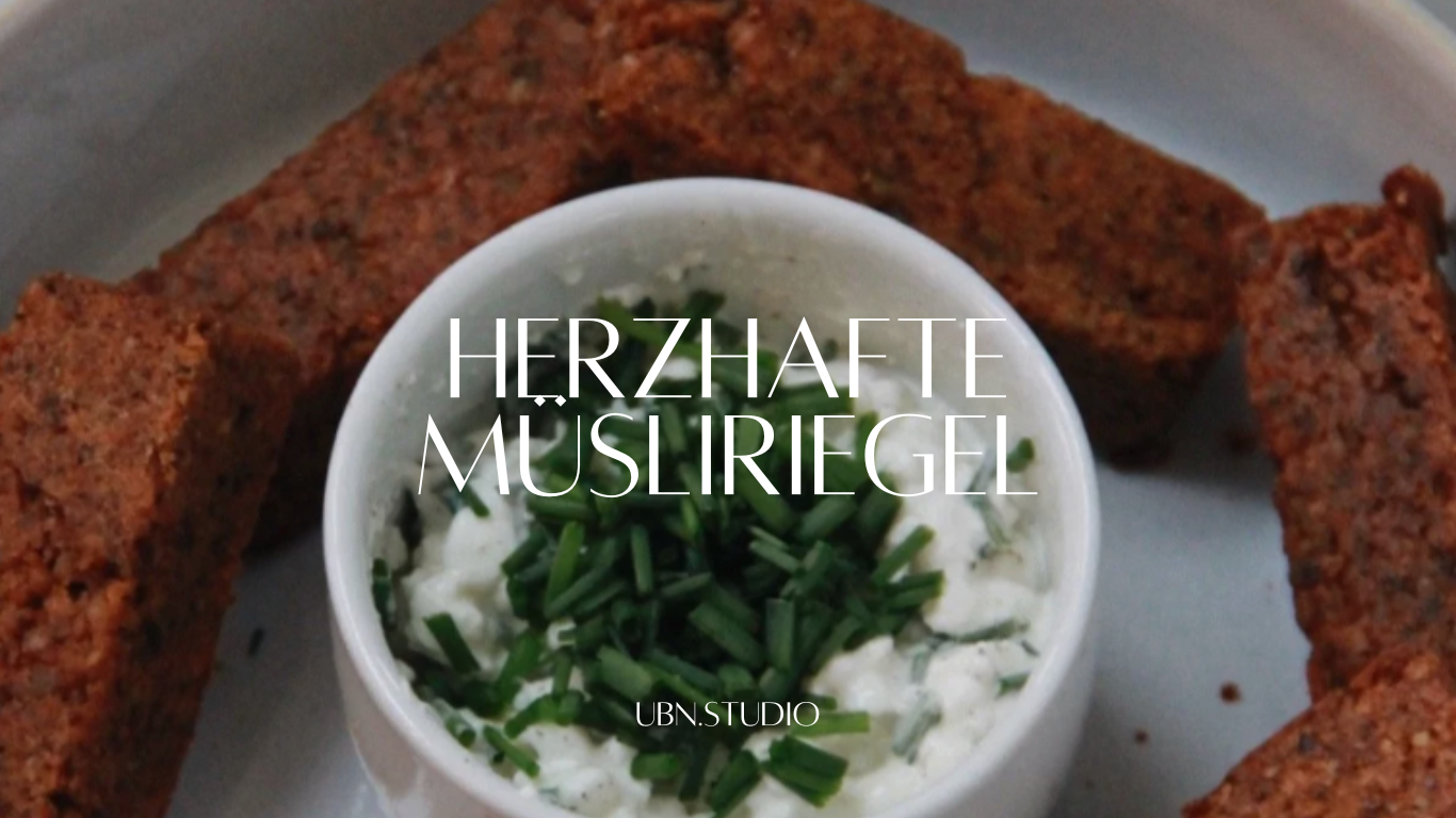 Herzhafte Müsliriegel