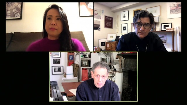 Conversation with Philip Glass, Maki Namekawa and Kristy Edmunds