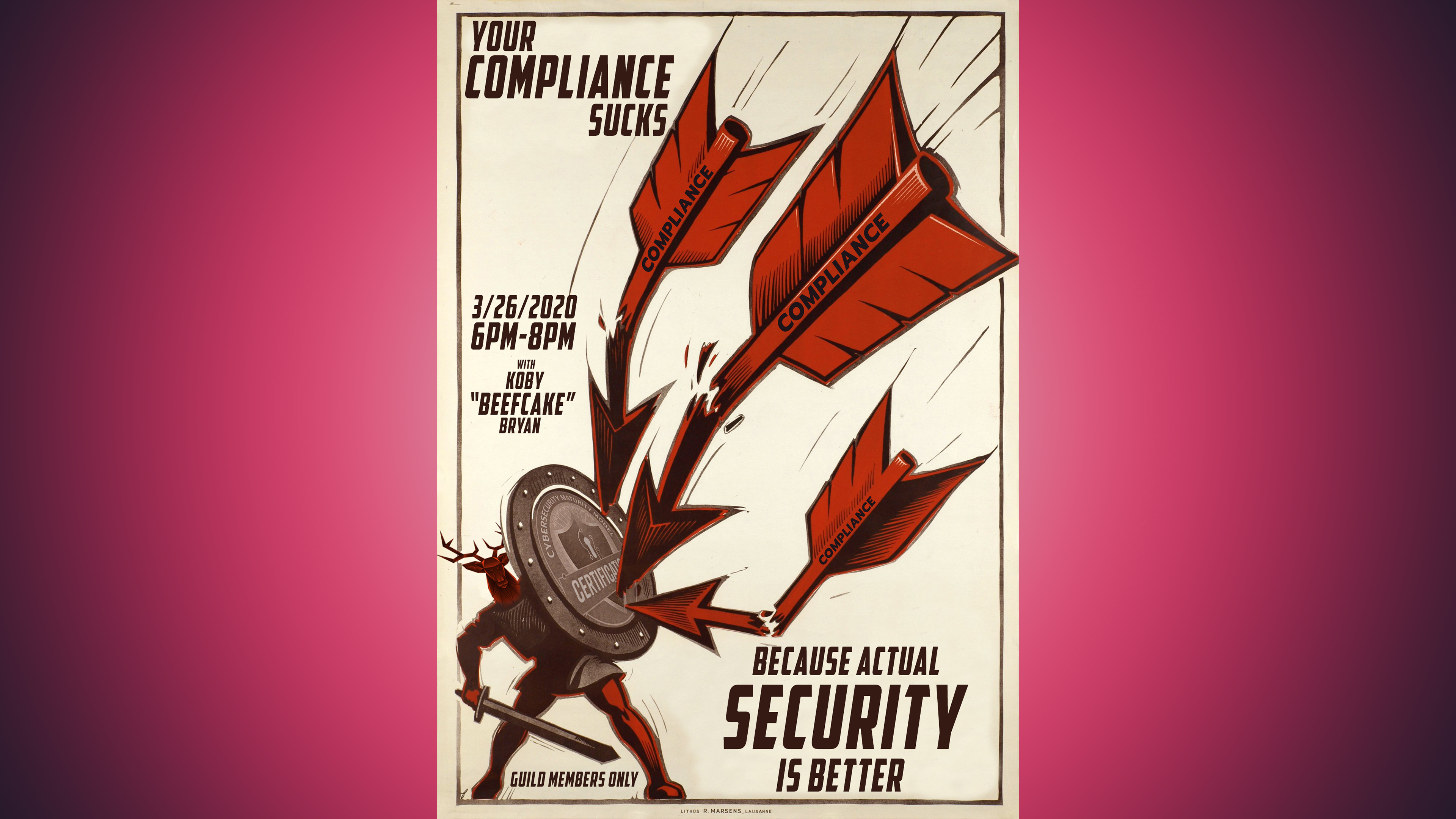 YOUR COMPLIANCE SUCKS, BECAUSE ACTUAL SECURITY IS BETTER