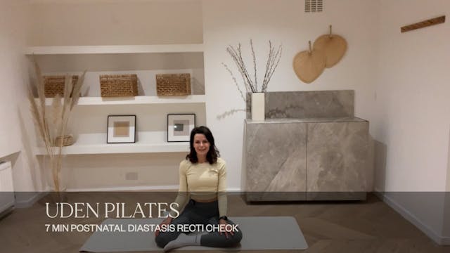 7 MIN POSTNATAL DIASTASIS RECTI CHECK
