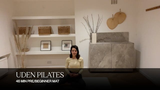 45 MIN PRE PILATES & BEGINNER MAT