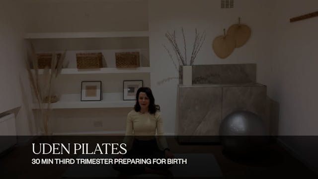 30 MIN PRENATAL THIRD TRIMESTER FLOW