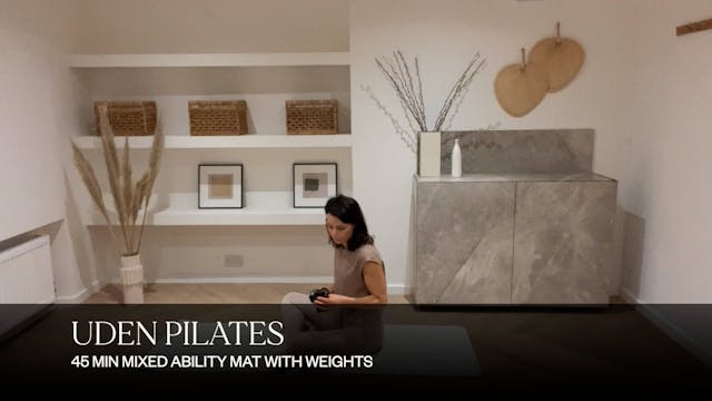 45 MIN MIXED ABILITY MAT WITH WEIGHTS