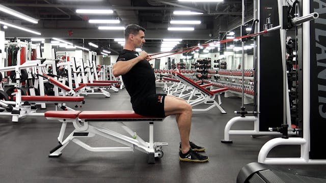 Exercise Execution – Seated Face Pull...