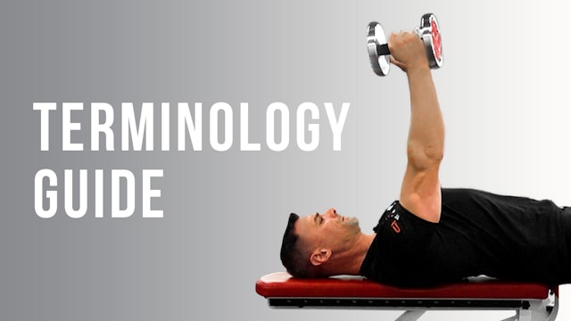 Terminology Guide – Strength & Conditioning