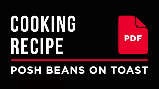 Cooking – Posh Beans on Toast