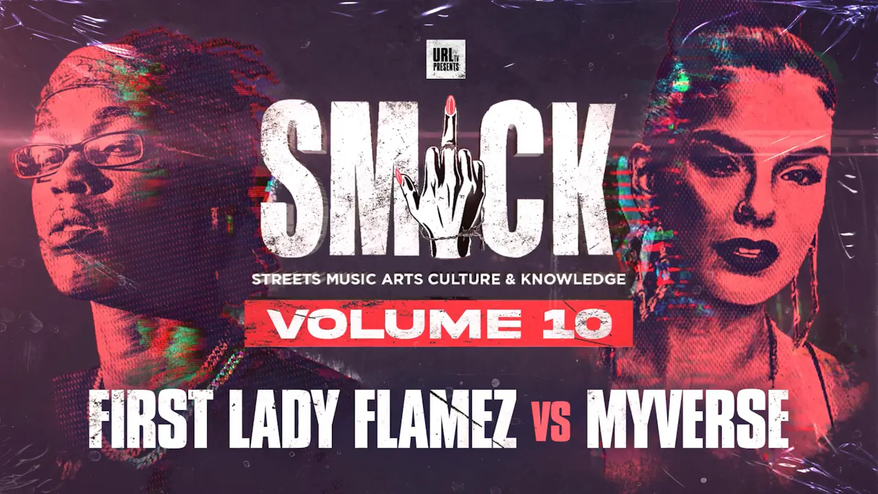 Myverse Battle Rapper FIRST LADY FLAMEZ VS MYVERSE - Ultimate Rap League