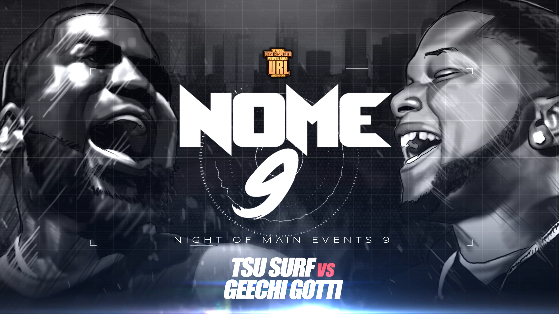 TSU SURF VS GEECHI GOTTI - NOME 9 - Ultimate Rap League