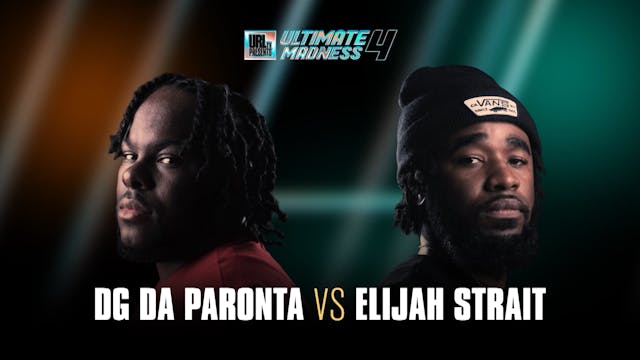 DG DA PARONTA VS ELIJAH STRAIT