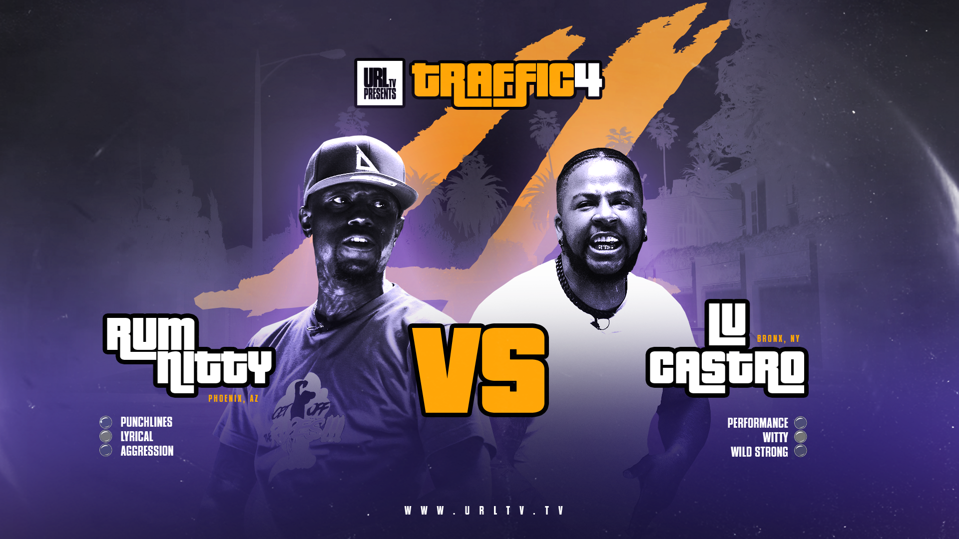 RUM NITTY VS LU CASTRO