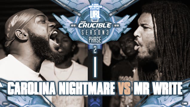 CAROLINA NIGHTMARE VS MR WHITE