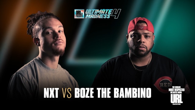 NXT VS BOZE THE BAMBINO