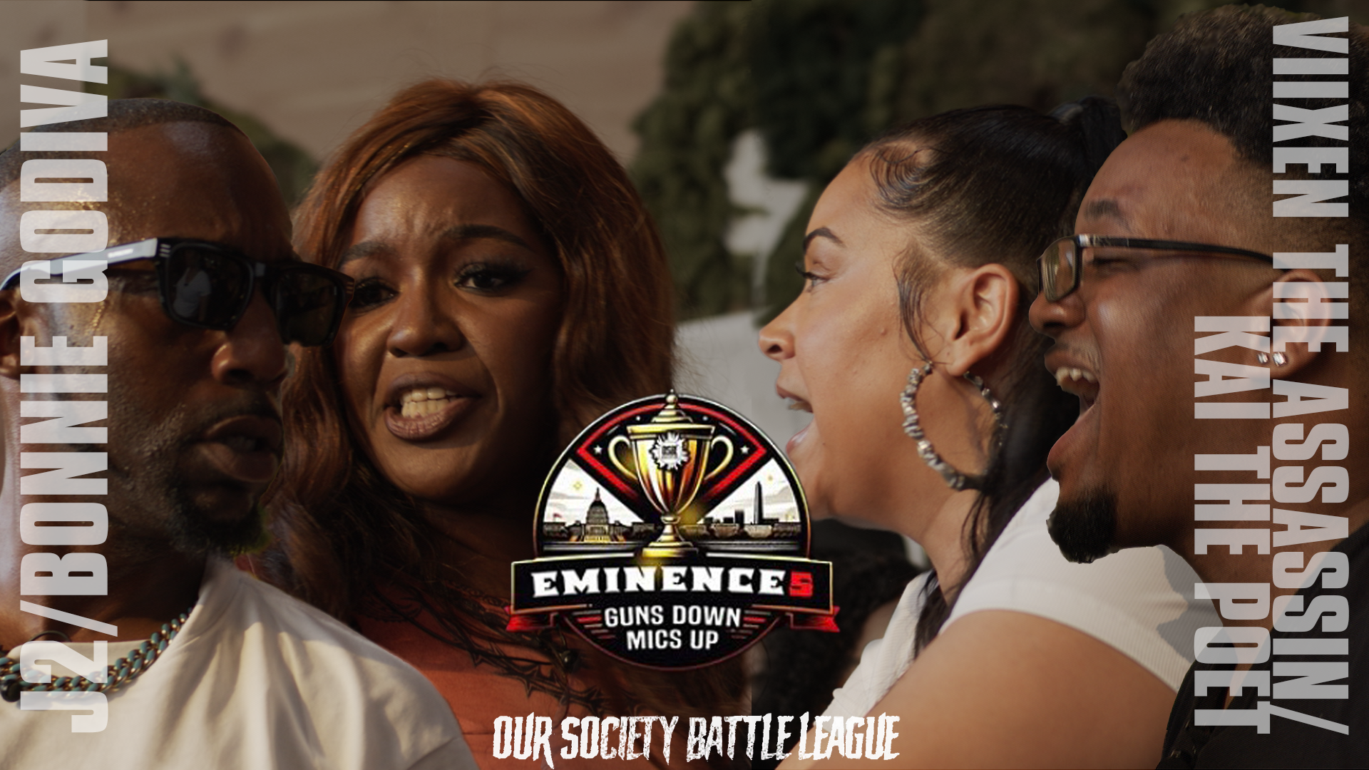 J2 / BONNIE GODIVA VS VIIXEN THE ASSASSIN / KAI THE POET