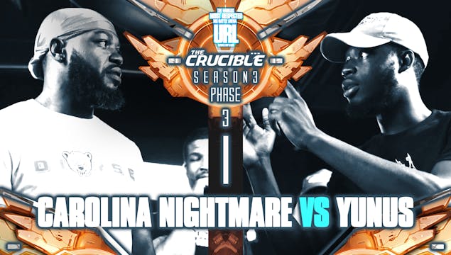CAROLINA NIGHTMARE VS YUNUS