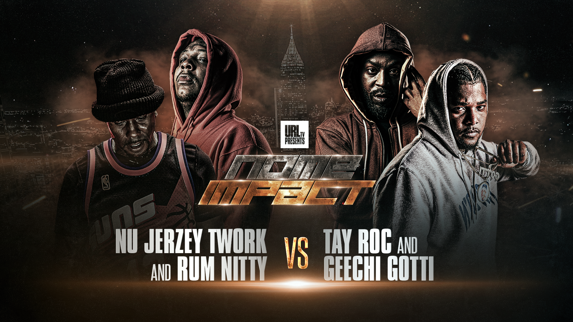 NU JERZEY TWORK & RUM NITTY VS TAY ROC & GEECHI GOTTI