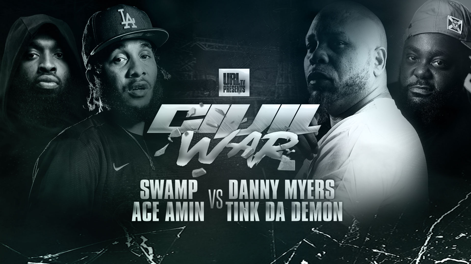 SWAMP + ACE AMIN VS DANNY MYERS + TINK DA DEMON