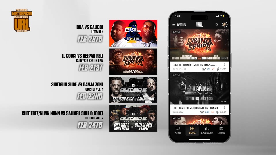 UPCOMING APP SCHEDULE