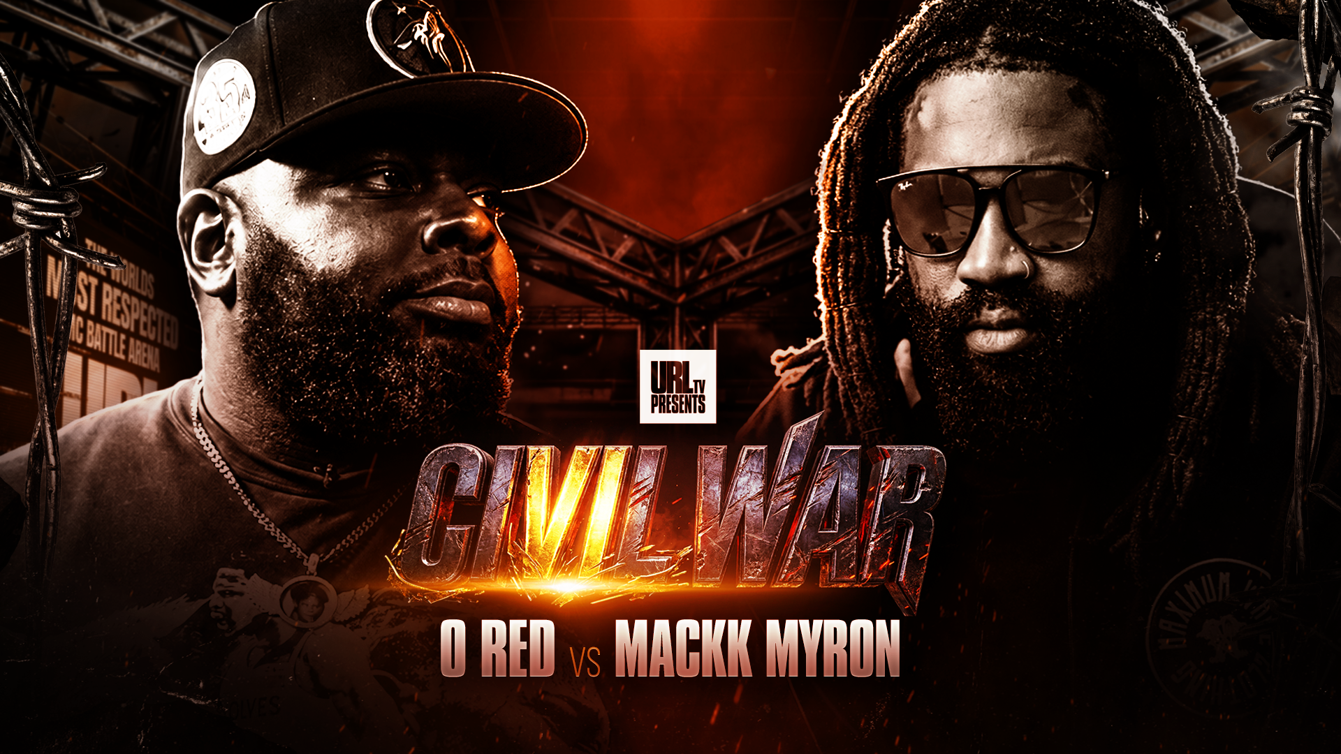 O RED VS MACKK MYRON
