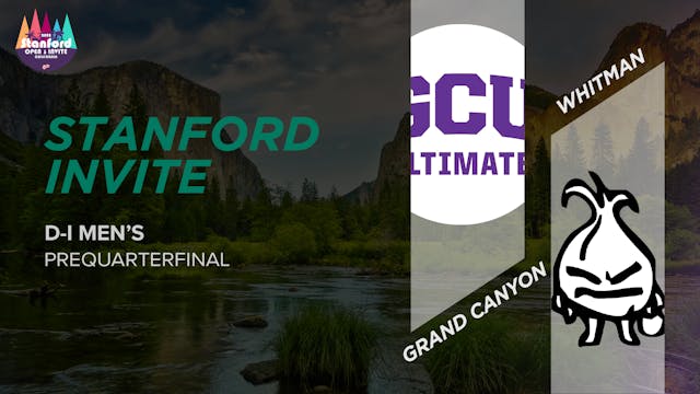 Grand Canyon vs. Whitman | Men's Prequarterfinal