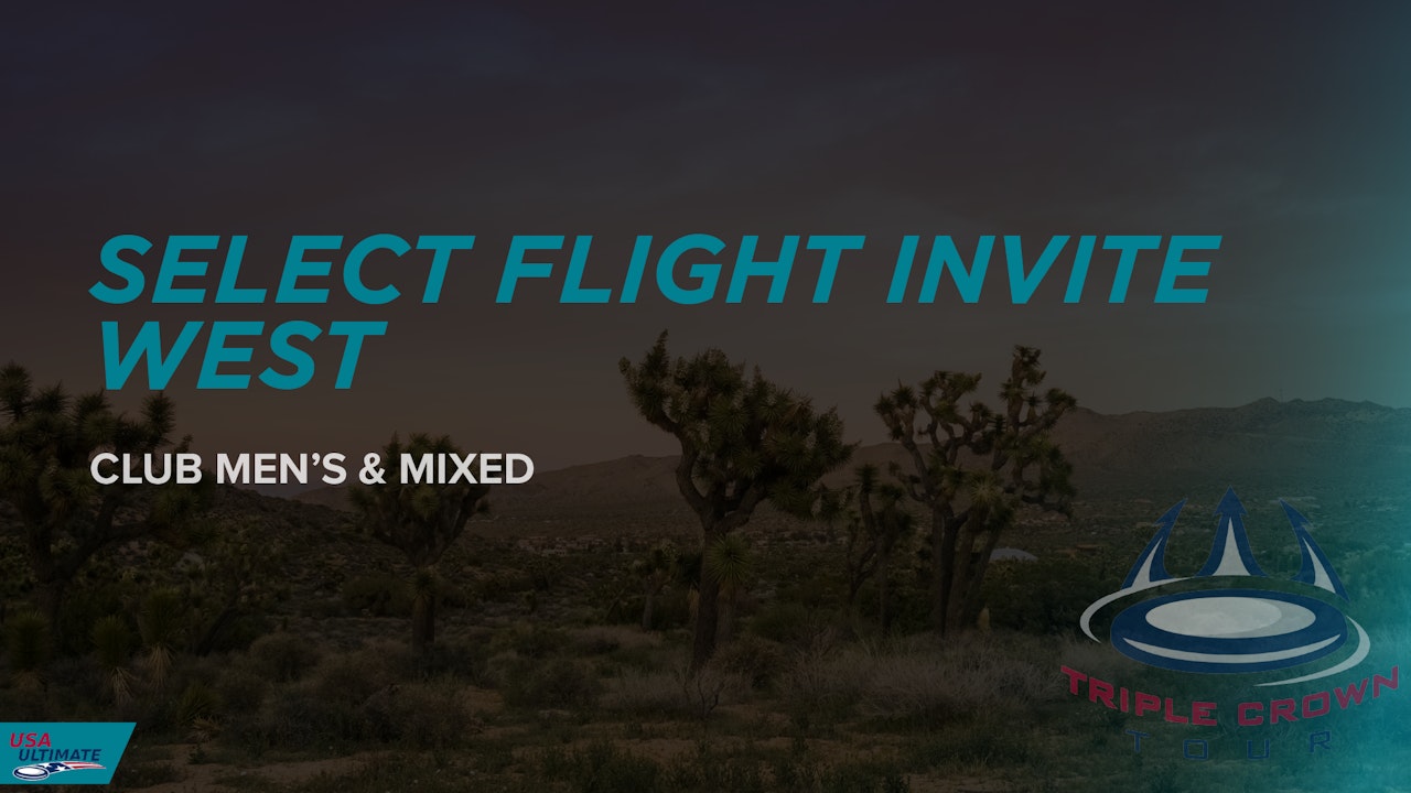 Select Flight Invite West 2021