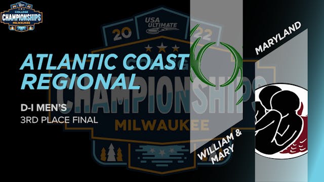 William & Mary vs. Maryland | Men's 3rd Place Final