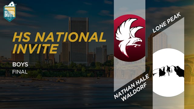 Nathan Hale Waldorf vs. Lone Peak | Boy's Final