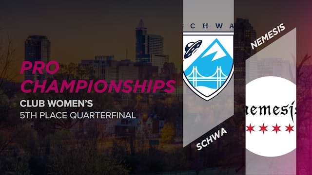Schwa vs. Nemesis | 5th Place Quarterfinal