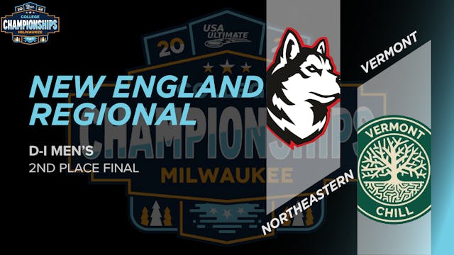 Northeastern vs. Vermont | Men's 2nd Place Final