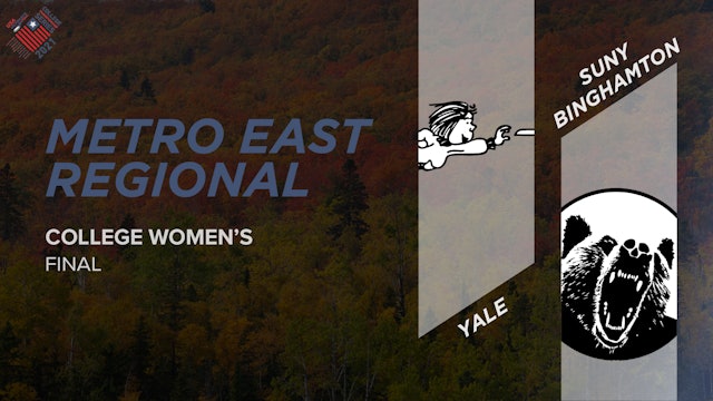 Yale vs. SUNY-Binghamton | Women's Final