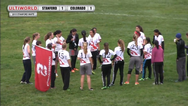 Colorado vs. Stanford | Women's Quarterfinal | Stanford Invite 2015