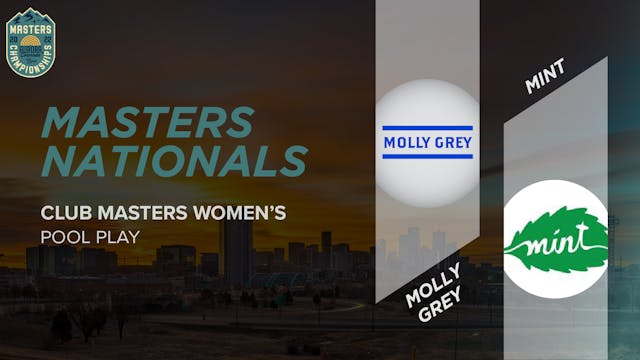 Molly Grey vs. Mint | Masters Women's Pool Play